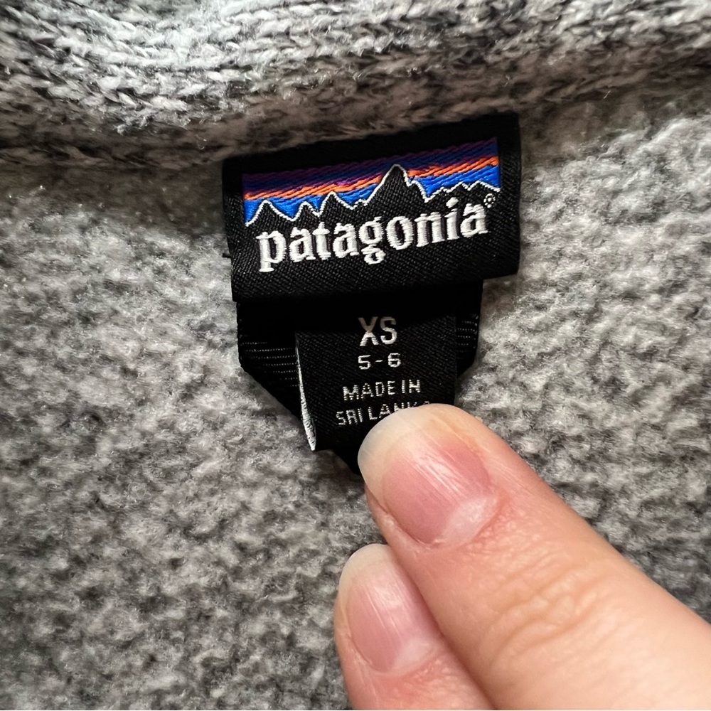 Patagonia Better Sweater Coat Girls Button Down Jacket Fleece XS 5-6 - Picture 5 of 9